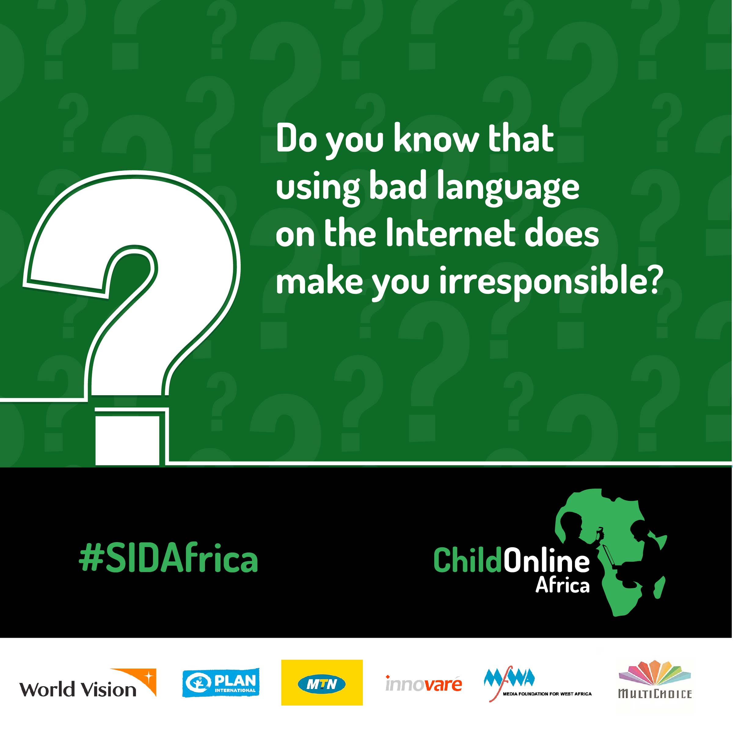 Using Bad Language on the internet